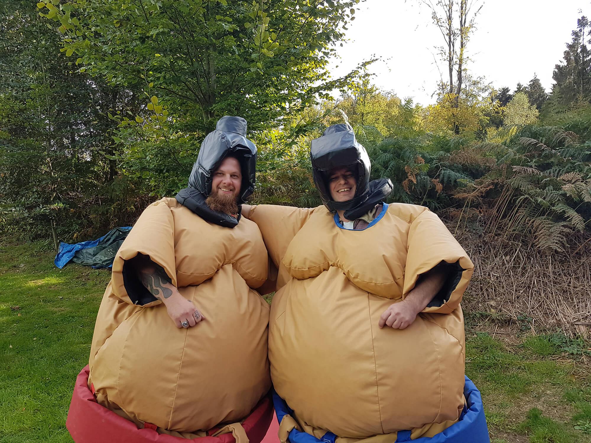 Costume de Sumo Gonflable Pour Enfants