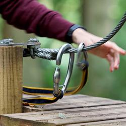 Parcours scuriss par des lignes de vie