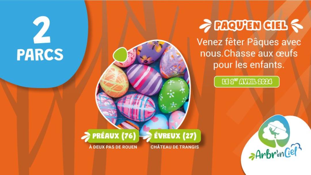 CHASSE AUX OEUFS DE PAQUES 1ER AVRIL 2024