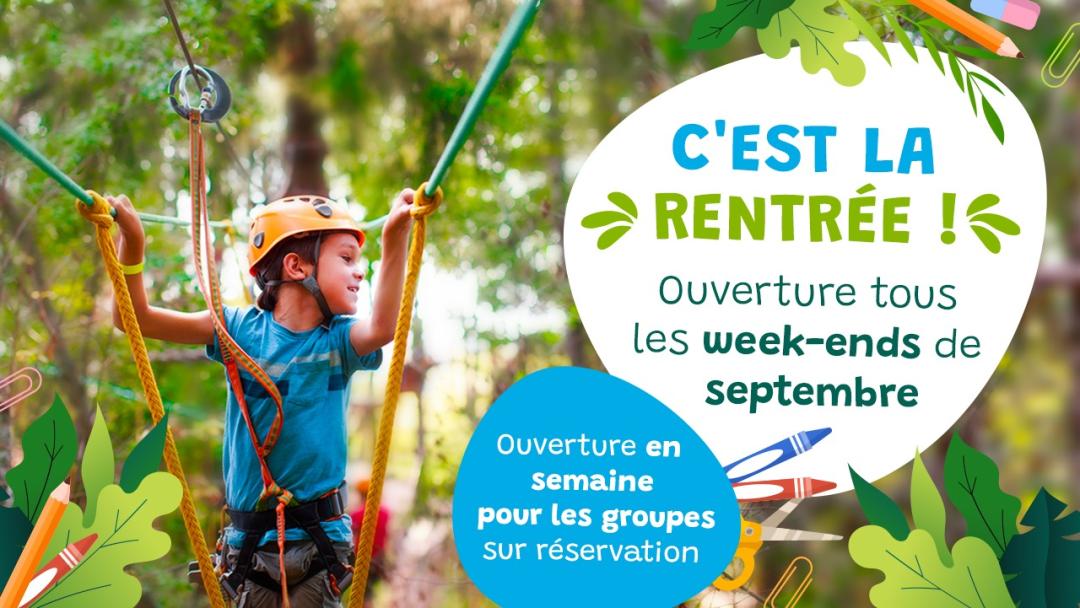 OUVERT tous les week-ends de Septembre
