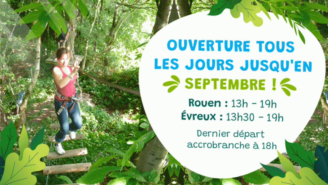 Ouvert tous les jours en JUILLET et AOUT 