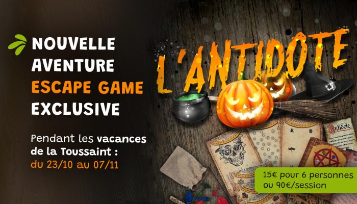 '.Un Escape Game éphémère pendant les vacances de la Toussaint !.'