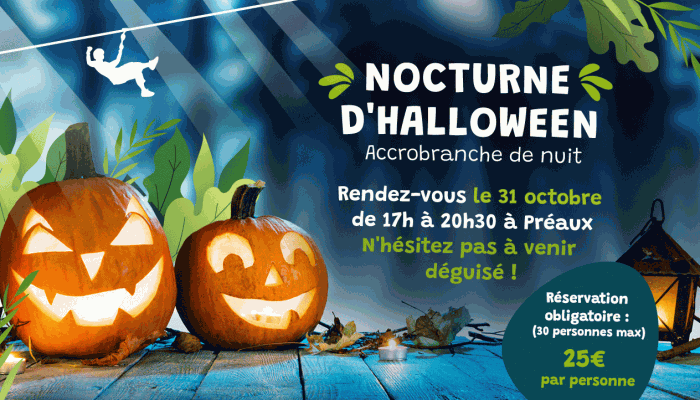 '.Nocturne d'Halloween le 31 octobre.'