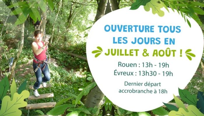 '.OUVERT TOUS LES JOURS CET ETE.'