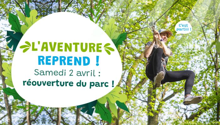 '.Rendez-vous le samedi 2 avril pour la réouverture !.'